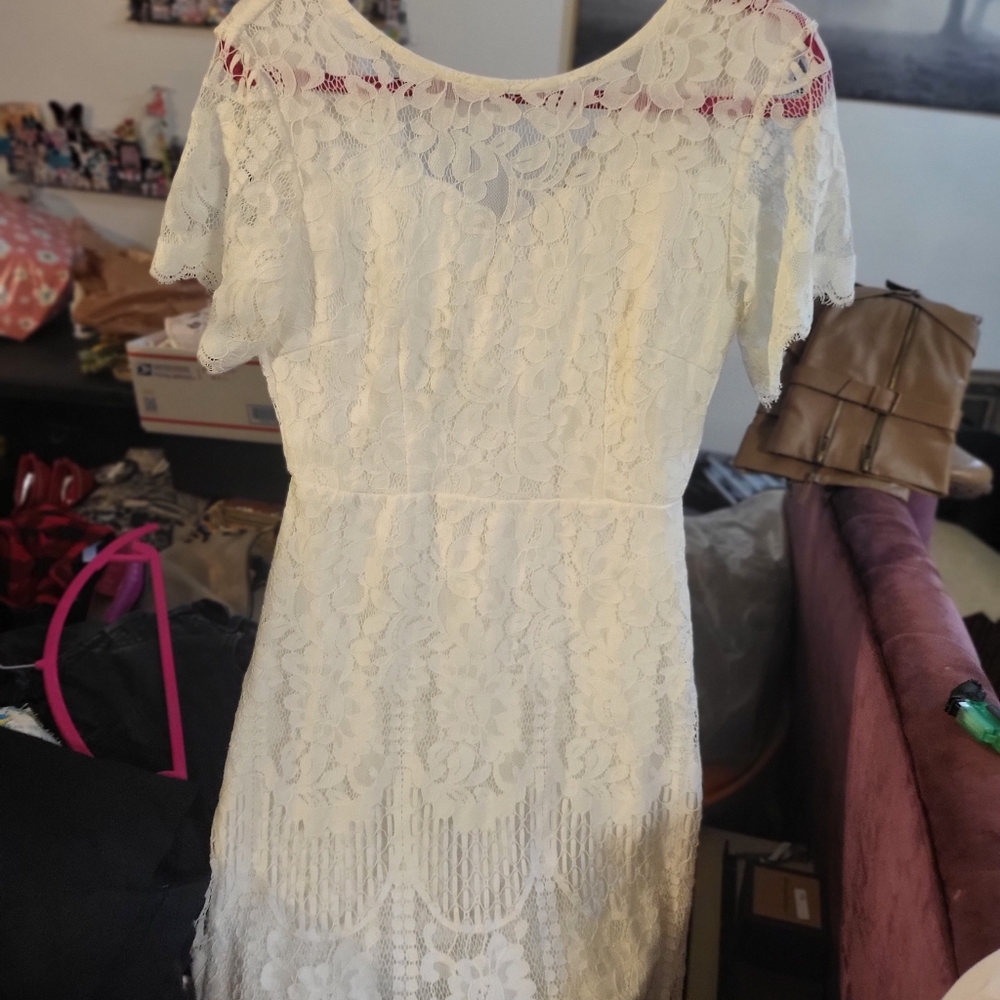 Stunning white lace